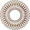 Ekena Millwork Cornelius Wood Fretwork Pierced Ceiling Medallion, Walnut, 20"OD x 7 1/2"ID x 1/4"T CMWP20X0250CRWA - alternate 5